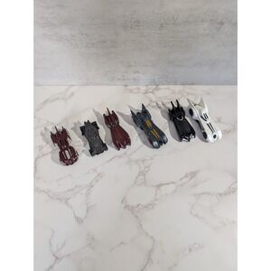 HOT WHEELS BATMOBILES LOT OF 6 LOOSE NEAR MINT